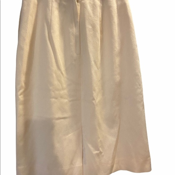 J.G Hook Vintage Wool Business Skirt Suit Cream - Picture 9 of 9